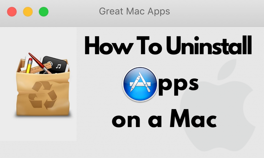 How to uninstall apps on macbook pro mojave